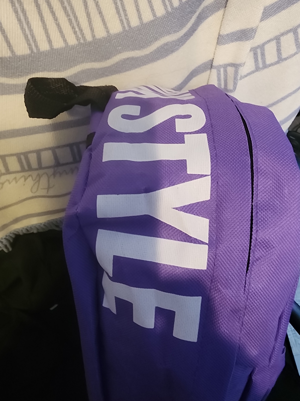Purple Backpack 11x15 - Picture 7 of 8